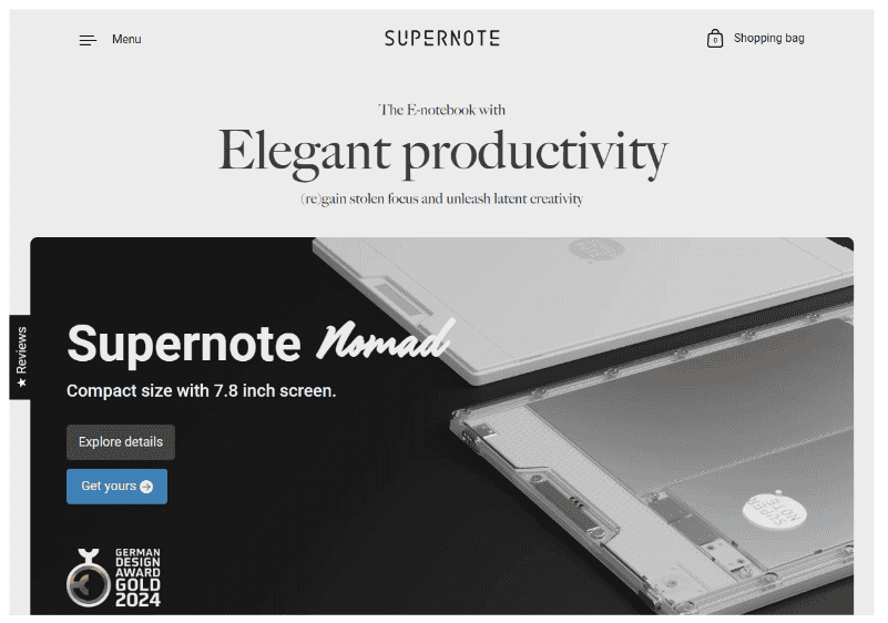 Supernote Review 2024: Best E-ink Tablet for Note Taking?